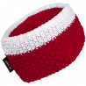 Knitted headband ELEVEN LATVIA red