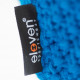 Knitted beanie POM blue/orange
