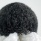 Knitted beanie POM green/grey