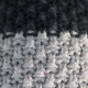 Knitted beanie POM grey