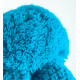 Knitted beanie POM orange/grey