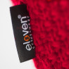 Knitted beanie POM LATVIA red