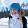Knitted headband ELEVEN aqua