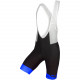 Cycling bib shorts HOR F2925 black/blue