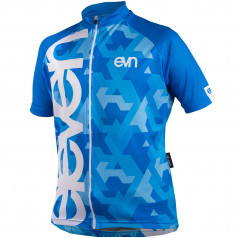 cycling jersey Horizontal F2925 black/blue