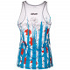 Running singlet ANNE MICRO ELEVEN SCORE BLOOM17